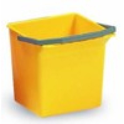 Secchio graduato 6 lt plastica giallo