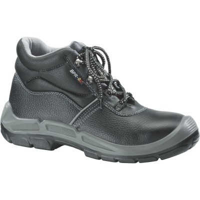 Scarpa alta in crosta con puntale e lamina nero nr.38-47