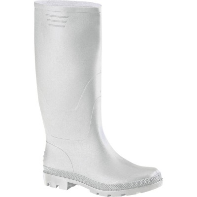 Stivale in PVC bianco suola bianca carrarmato nr.36-47