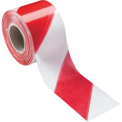 Nastro segnaletico bianco/rosso