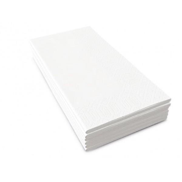 Tovaglioli cellulosa 2 veli 40x40 cm Bianco (300x4) Tovaglioli cellulosa 2 veli 40x40 cm Bianco (300x4)