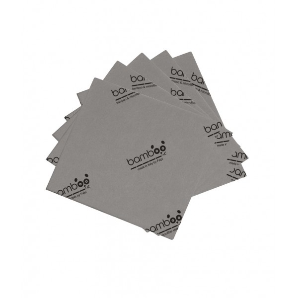 Panni bamboo Ecolabel grigio 37x35