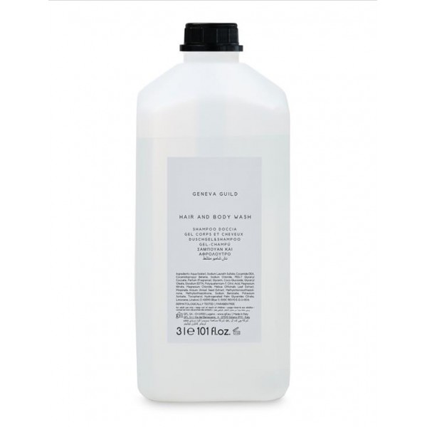 Shampoo doccia flacone 3 lt Verde trasparente