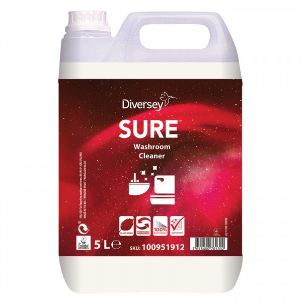 SURE Washroom Cleaner deterg.pulizia bagni ta.5lt.