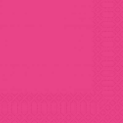 Tovaglioli cellulosa 3 veli 33x33 cm Fucsia
