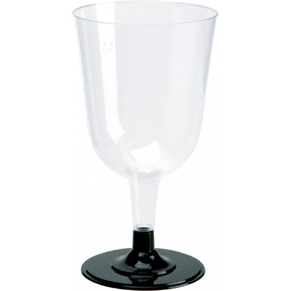 Bicchiere da vino 240 (200) ml PS trasparente Bicchiere da vino 240 (200) ml PS trasparente