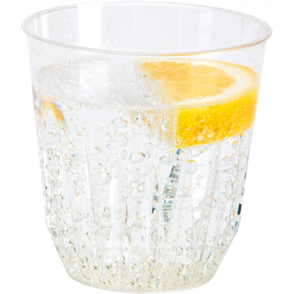 Bicchiere Diamond 250 (200) ml PS trasparente Bicchiere Diamond 250 (200) ml PS trasparente