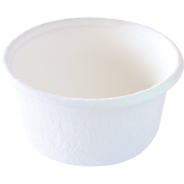 Coppetta condimenti Bagassa bianco 60 ml Coppetta condimenti Bagassa bianco 60 ml