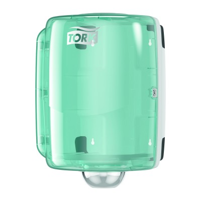 Tork Dispenser ad estrazione centrale Maxi bianco/azzurro