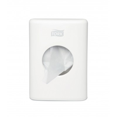 Tork Dispenser per sacchetti sanitari colore bianco